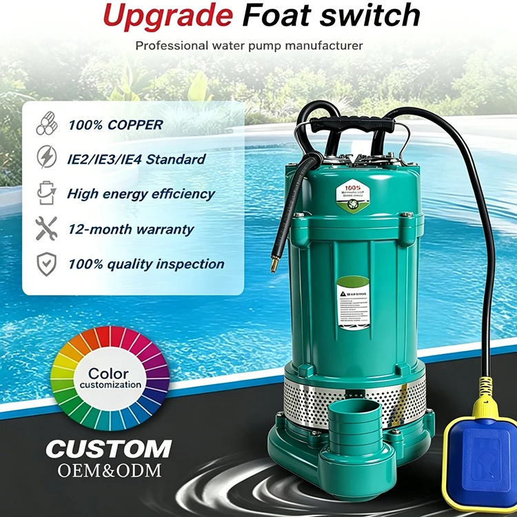 WQD7-7-0.55 Submersible Waste Sewage Pump
