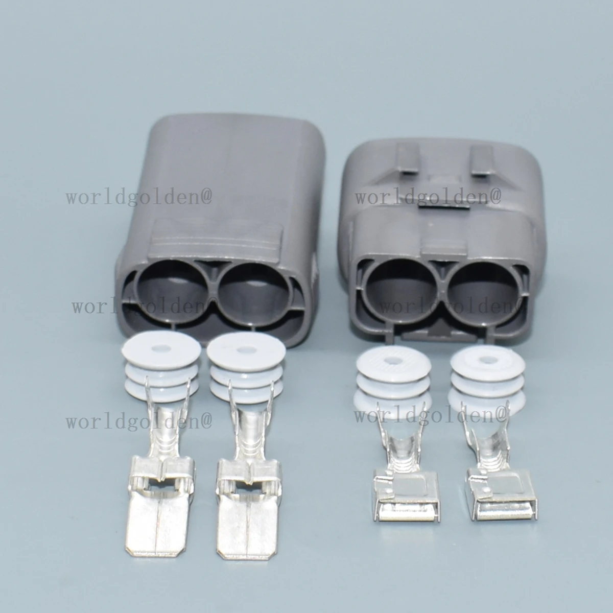 6195-0057 6195-0060 2Pin Vehicle Circuit Connector for Auto Models, Join Lamp Sensor Harness To Renew Degraded Circuit Plugs