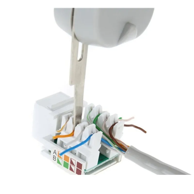 Professional เครือข่าย Punch Down ชุดกล่องเครื่องมือโทรศัพท์สายเคเบิล RJ11 RJ45เครื่องตัดแผงเครื่องมือช่างไฟฟ้าสายอุปกรณ์เสริม
