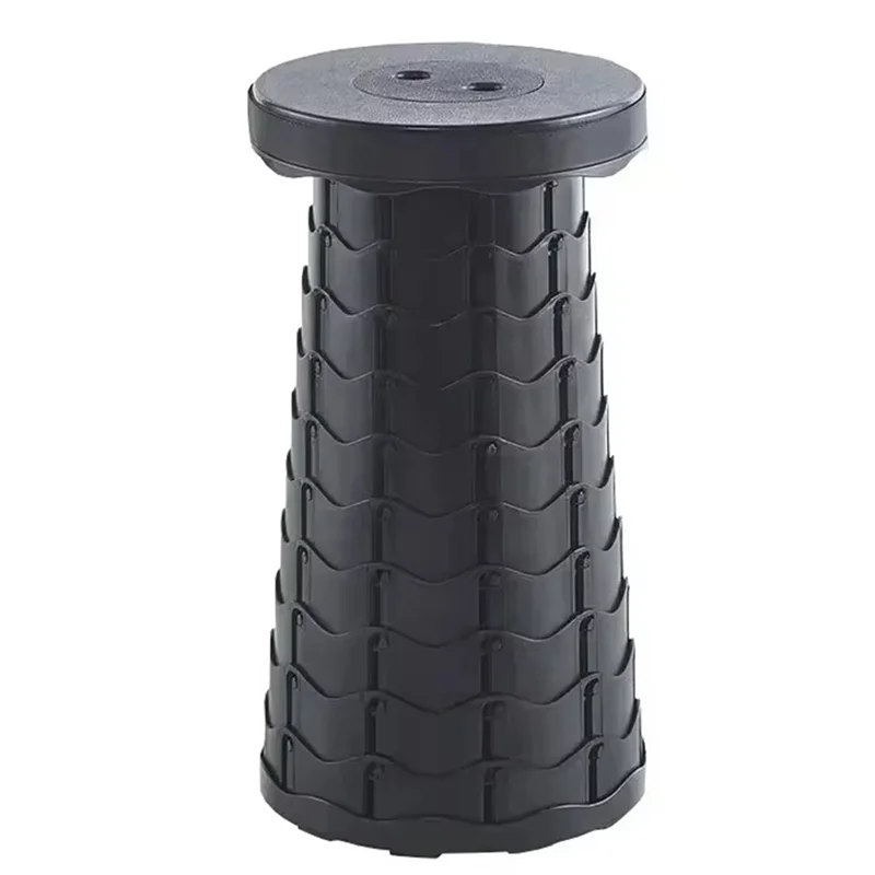 a74k-アウトドアキャンプ釣り用スツール、ポータブル折りたたみ式伸縮軽量プラスチック製地下鉄待ち列椅子、キャリーバッグ付き