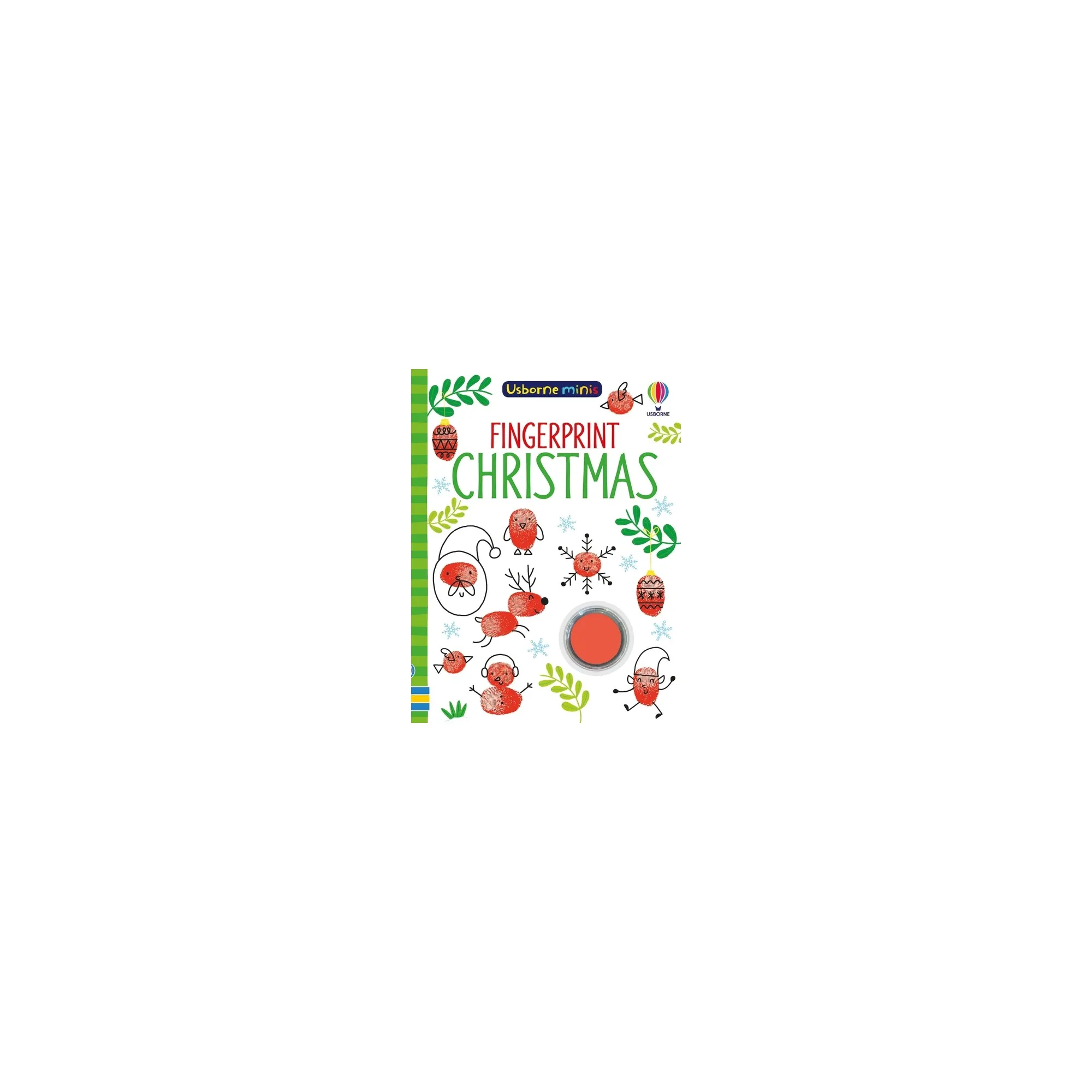Fingerprint Christmas - (Usborne Minis) de Sam Smith (Capa Mole)