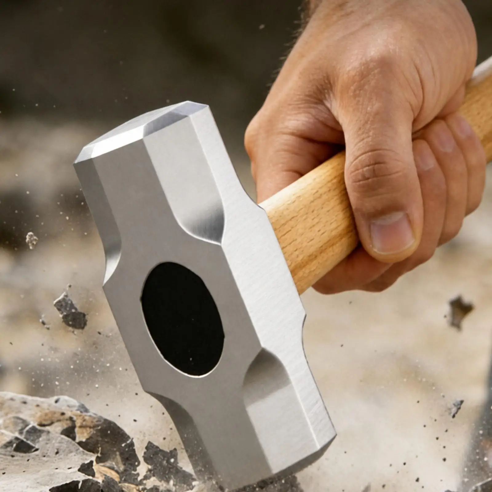 Octagonal Masonry | cast Chromium-Vanadium Steel, Stonemason, for Stonework