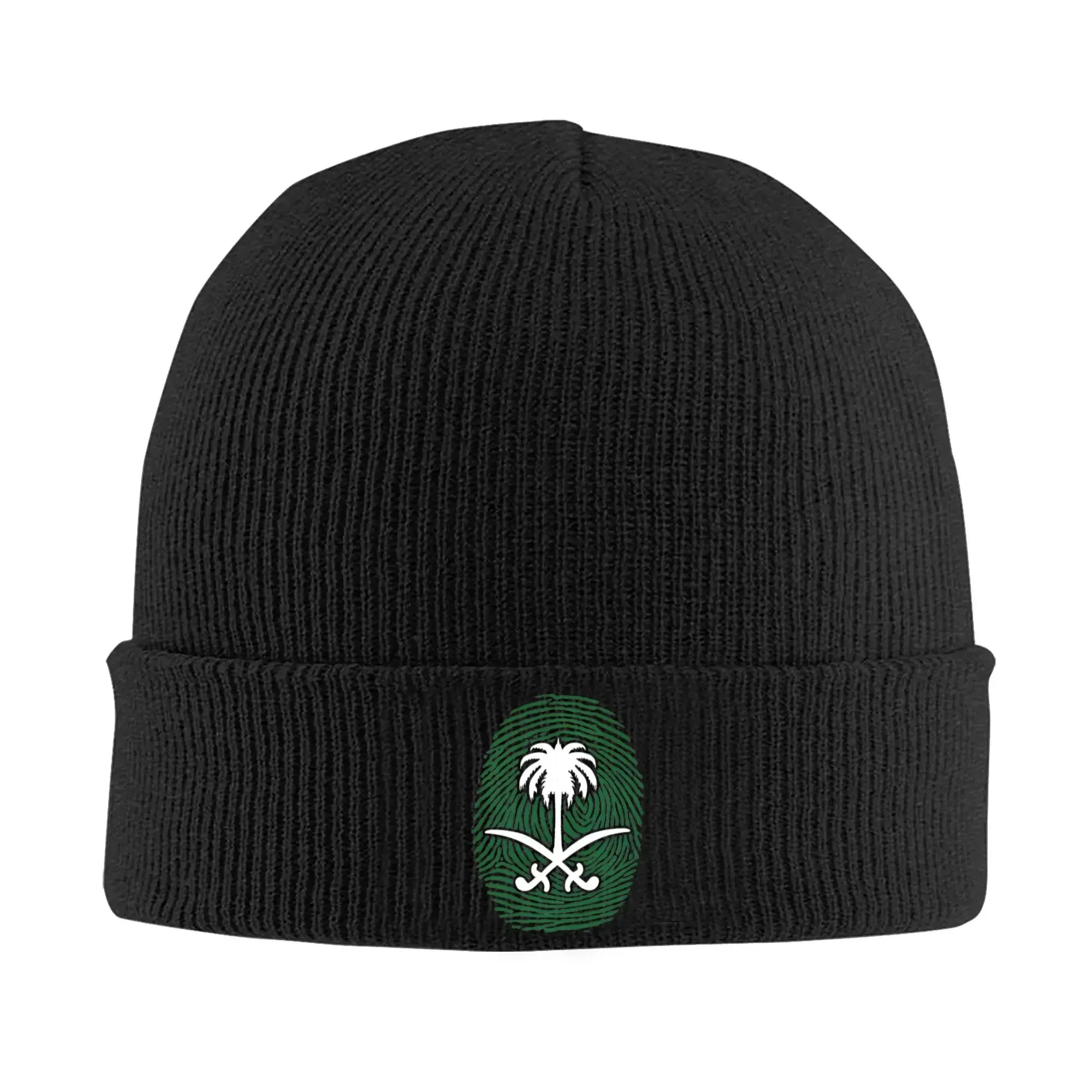 Kingdom of Saudi Arabia KSA Flag Knit Hat Beanies Winter Hat Warm Unisex  Street National Day Cap for Men Women Gifts