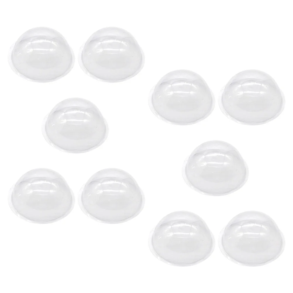 

20 Pcs Display Case Semicircular Micro Landscape Cover Cloche Dome Mini Transparent Clear Domes for Crafts