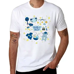 ABDL-Camiseta casual elegante masculina, Amante de Fraldas Bebé, Coleção Menino, Moda Coreana, Gráfica, Adulto