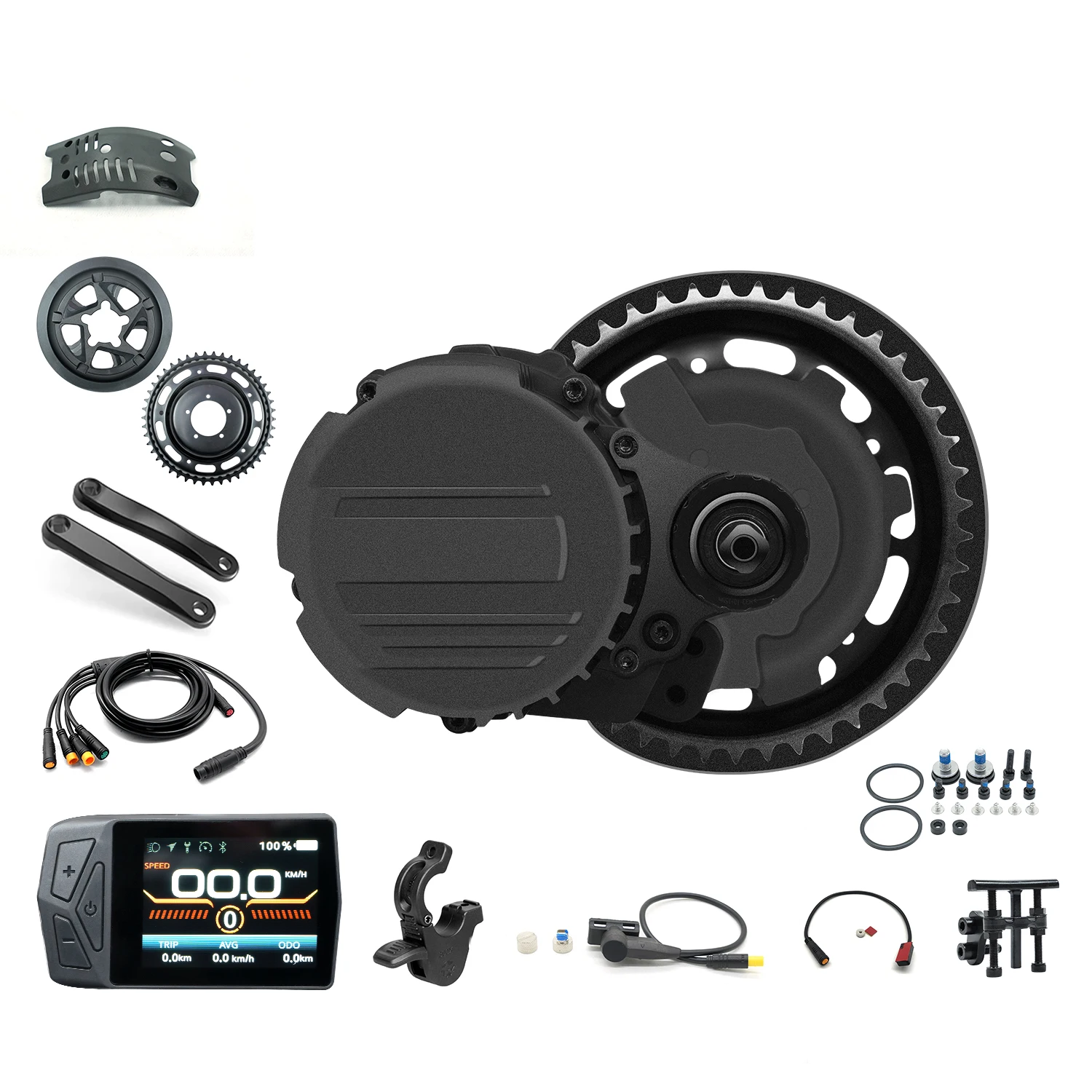 AliExpress TONGSHENG Tongsheng Mid Drive TSDZ16 48V 1000W With Battery Engine Electric Bike  Motor Kit Torque Sensor Set DFL11 ebike kits Conversion With Tube Battery