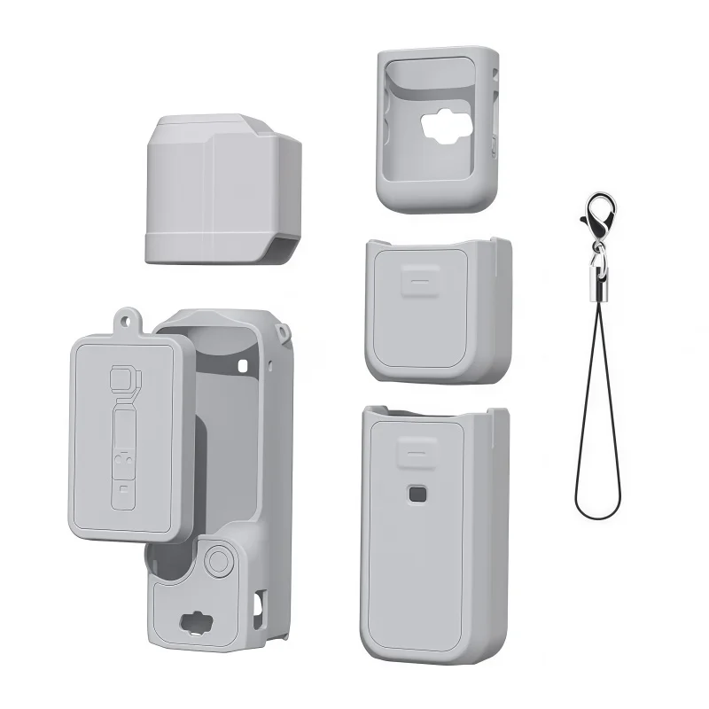 Schutzhülle für DJI OSMO Pocket 3 Silikon-Schutzabdeckung Kratzfester Objektivdeckel-Schutz für Pocket Case Kamera-Gehäuse Zubehör