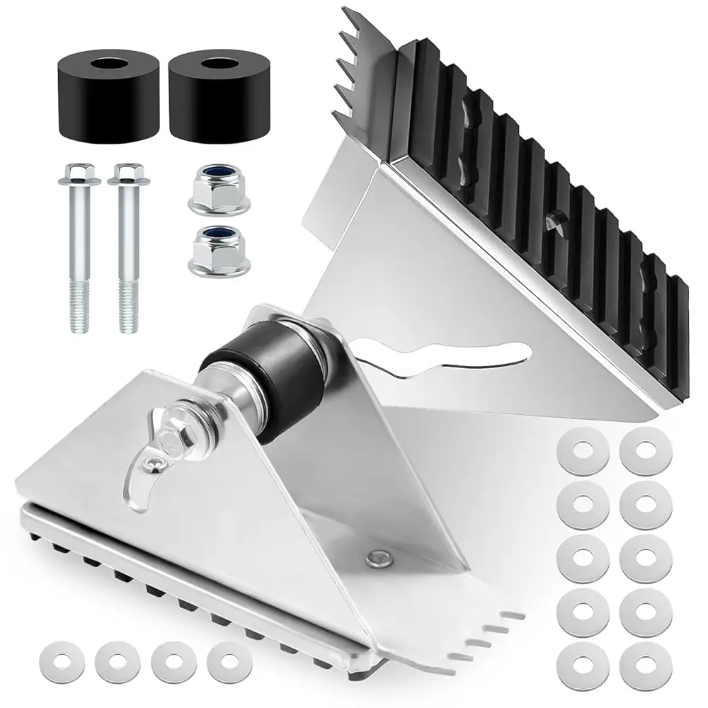 

Free Shipping-Ladder Feet Replacement - 2 Pack Aluminum Anti-Skid Shoe Kit for Extension Ladders, Anti-Slip Foot Pads Fits Ladde