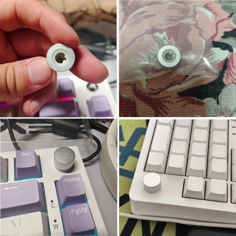 Pandilla control metal elegante para configuraciones teclado mecanografía profesional y juego H8WD