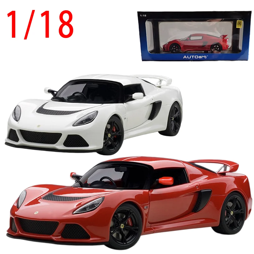 

Коллекционная модель автомобиля AUTOart Diecast 1:18 Lotus Exige S, игрушечная машинка Lotus Play Vehicles, подарок для мальчиков
