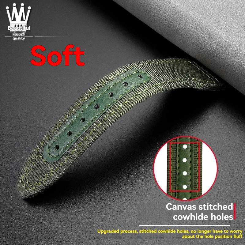High quality blue-green bracel - Leather Watch Band Men 评论和价格