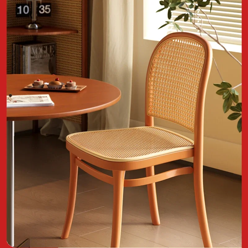 

Plastic Nordic Dining Chairs Kitchen Outdoor Garden Restaurant Dining Chairs Backrest Sillas De Comedor Room Furniture ZS40DC