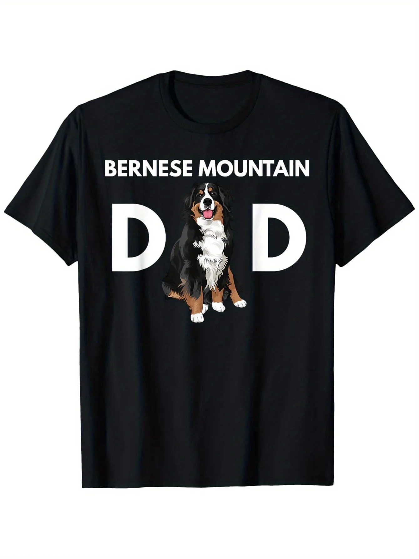

Bernese Mountain Dog in Pocket T-Shirt - 100% Cotton, S-XXXL, Black Dog Lover Gift