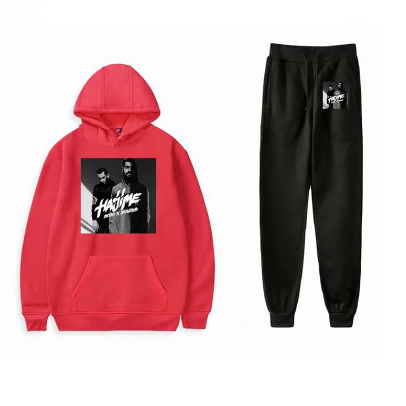 

Hajime MiyaGi Andy Panda Men's Sportswear Sets Casual Tracksuit Two Piece Set Top and Pants Sweat Suit Male Sporting Suits