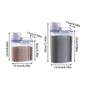 Premiumbehälter für Tierfutter, luftdicht, langlebig, große Kapazität, einfache Reinigung, elegantes Design für Hunde und Katzen 12 Hauptverkauf Aibo Dog - №2