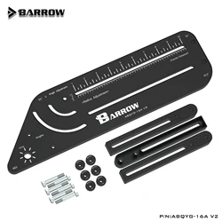 Barrow ABQYG-16A V2, Multi-angle Acrylic / PMMA / PETG Rigid hard tube bend shape computer water cooling
