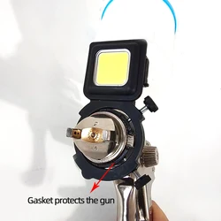 Spray Gun Light Airbrush Light Spray Paint Fill Light Universal Spray Gun Light Adjustable Size Lighting Searchlight Spray Gun