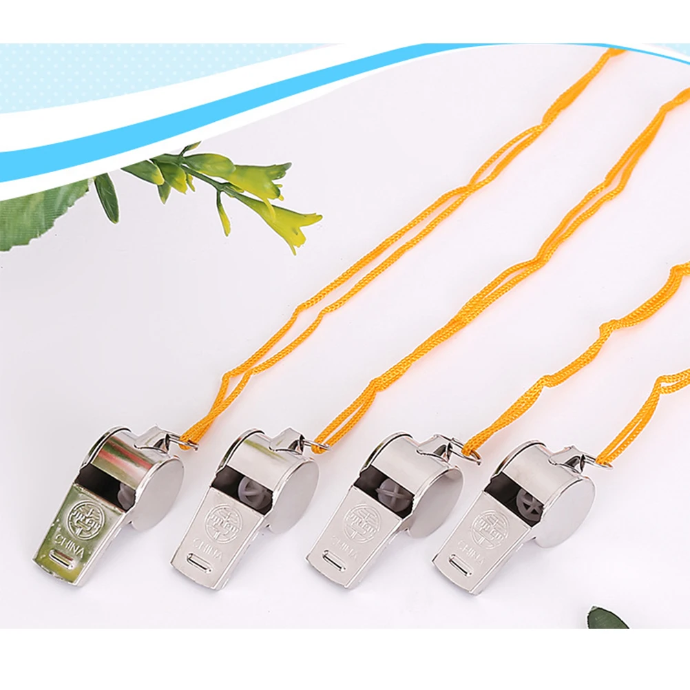 12 قطعة صفارات الحديد الصلبة عالية الملعب خفيفة الوزن في حالات الطوارئ بقاء التخييم التنزه في الهواء الطلق لعبة صافرة صافرة الطوارئ #2