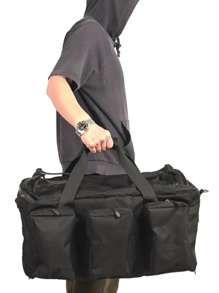 Taktische Wandertasche für Herren, Reiserucksack, Outdoor, Klettern, Radfahren, große multifunktionale Camping-Reisetasche, Gepäck, Handtasche – Detail 3