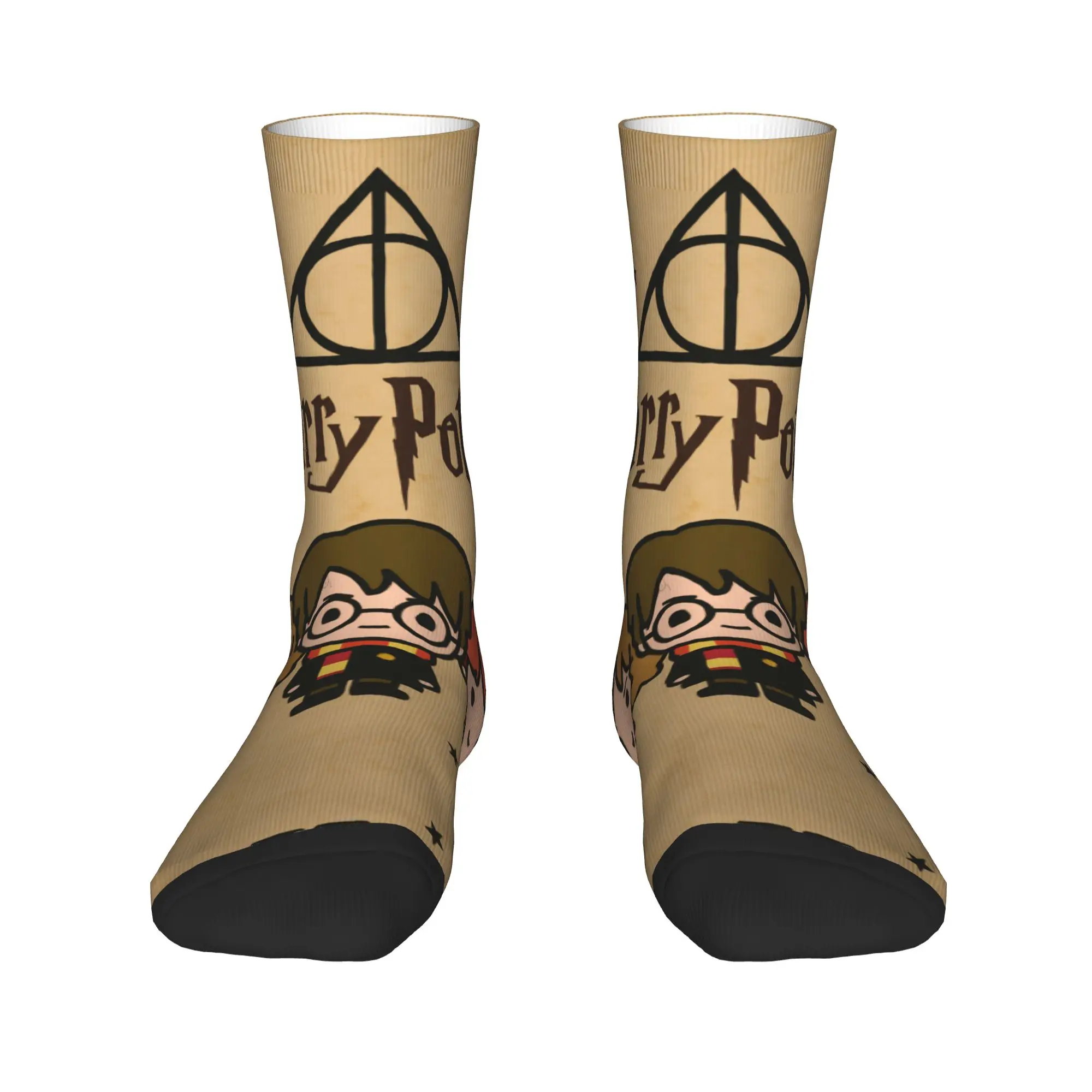 H-Harry P-Potter Stockings Couple  Socks Warm Soft Gothic Socks Winter Outdoor Non Slip Pattern Socks Birthday Gift