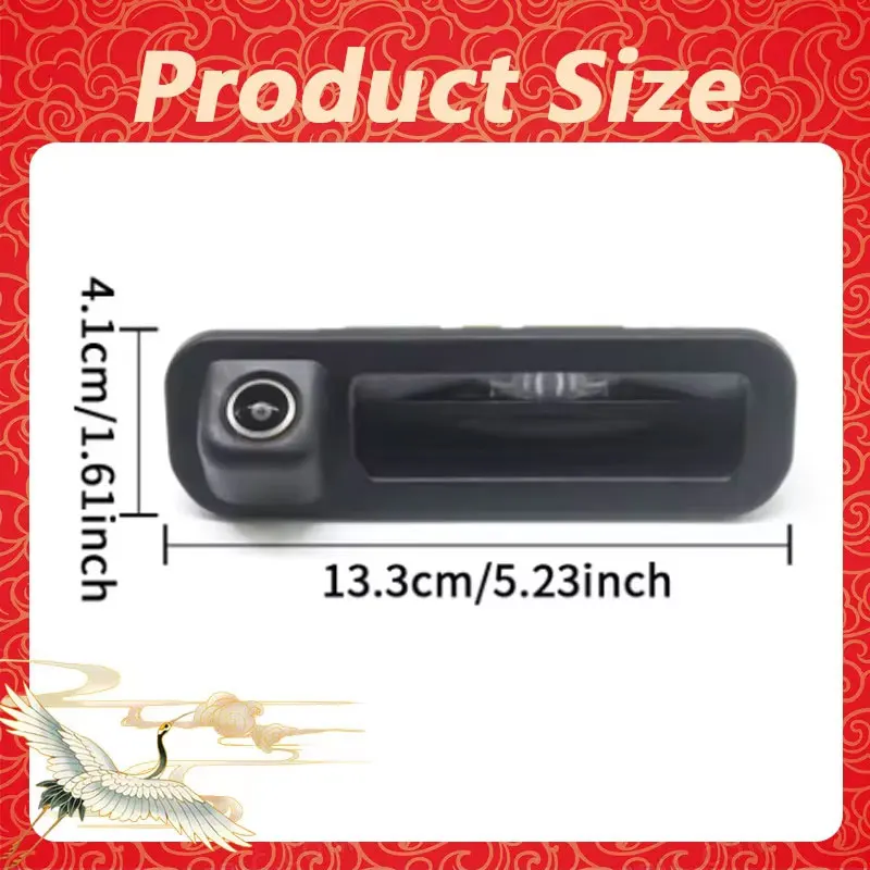 For Ford Focus 3 MK3 C MAX Car Rear View Waterproof Night Auto Parts Vision Backup Camera AHD 1080P Reverse Trunk Handle Camera