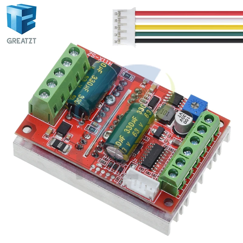 TZT DC 6-60 В 400 Вт BLDC трехфазный контроллер бесщеточного двигателя постоянного тока ШИМ Холл драйвер управления двигателем 12 В 24 В 48 В TZT DC 6-60 В 400 Вт BLDC трехфазный контроллер бесщеточного двигателя постоянного тока ШИМ Холл драйвер управления двигателем 12 В 24 В 48 В