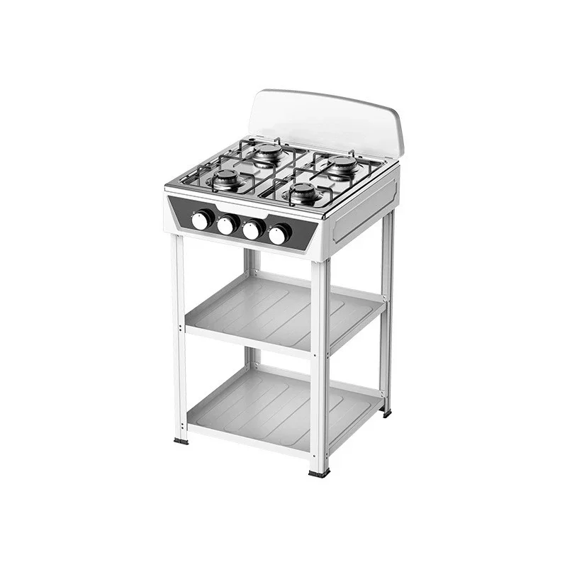 

Standing Four-head Stove Gas Stove, Manual Ignition Gas Stove