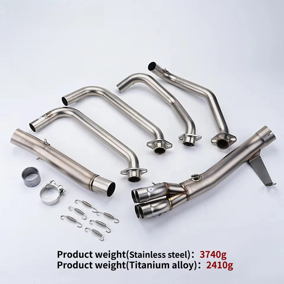 VERSYS 1000 Motorcycle Exhaust Pipe Modification Stainless Steel/Ti Alloy Front Section 2015