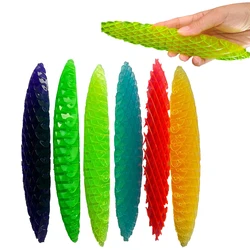 Big Worm 3D Printing Fidget Toy para crianças e adultos, Decompression Elastic Net Net, Anti-Stress, ADHD, Elástico, Design