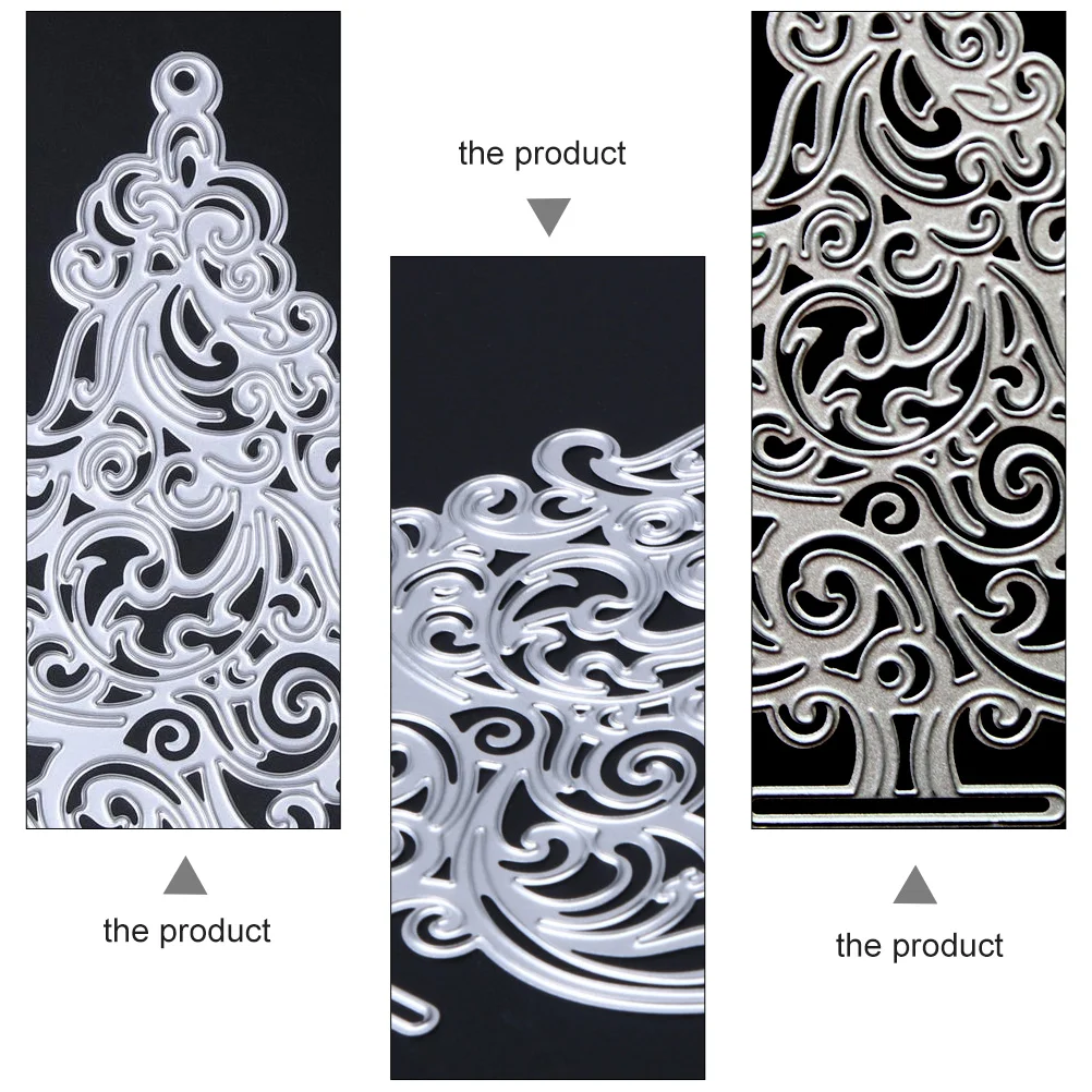 Christmas Tree Die Cutting Dies Stencils Scrapbook Embossing Metal Templates for Making