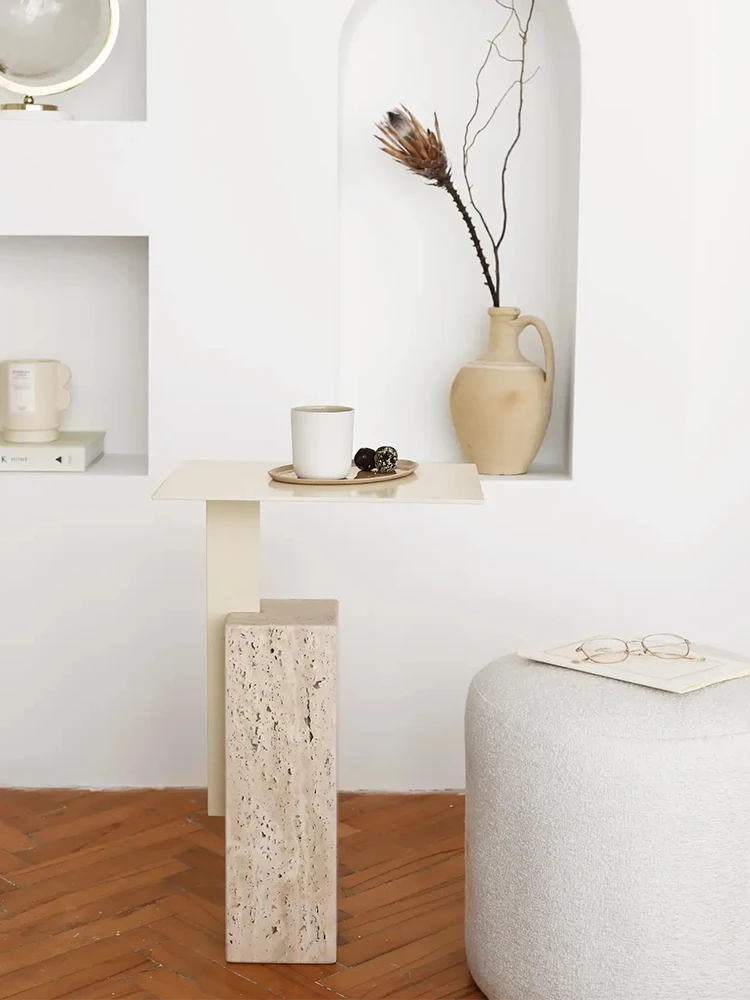 Nordic, living room sofa side table small coffee table