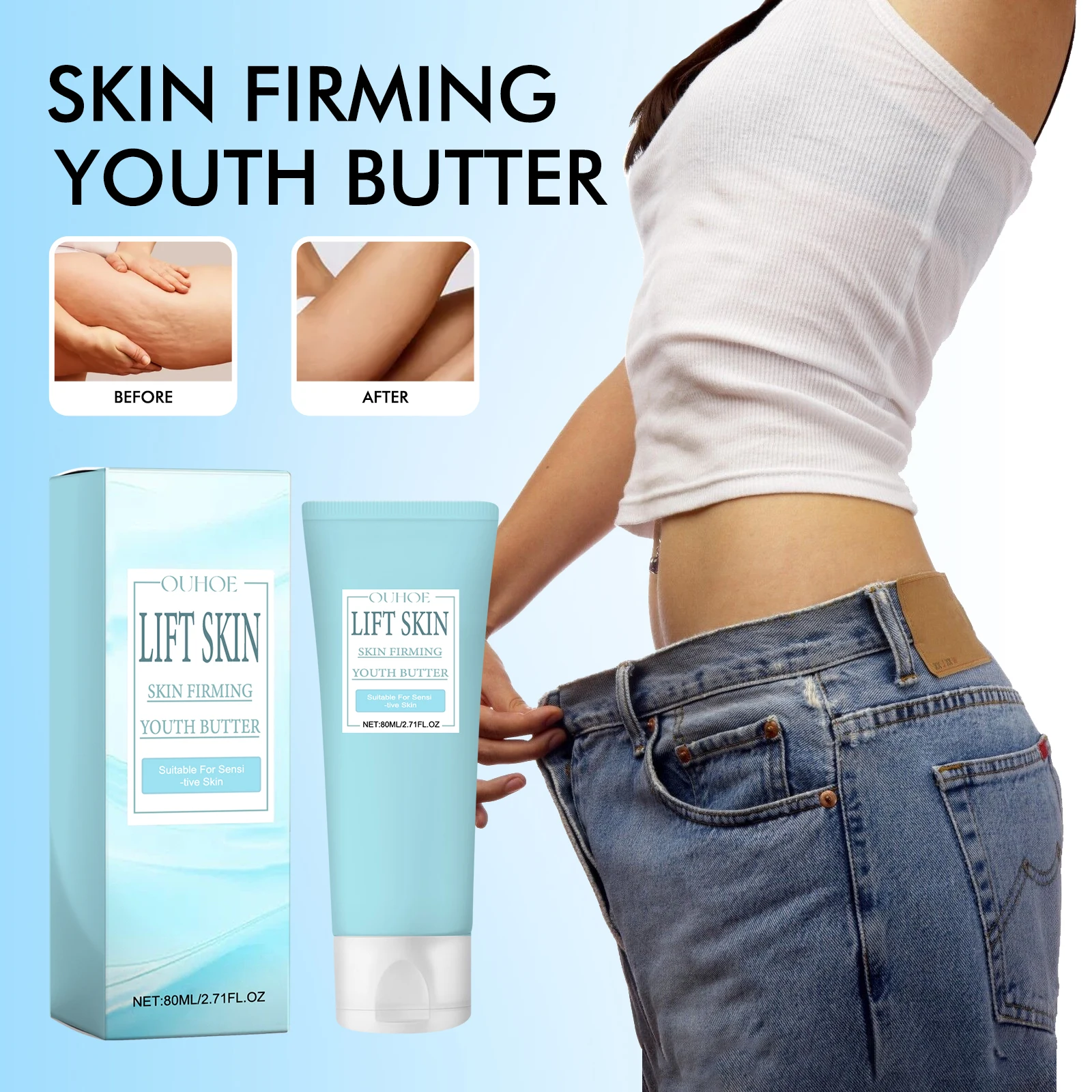 

OUHOE Body Firming and Anti - wrinkle Cream - Moisturize, Deeply Nourish, Firm Skin, Whiten & Smooth, Delay Aging