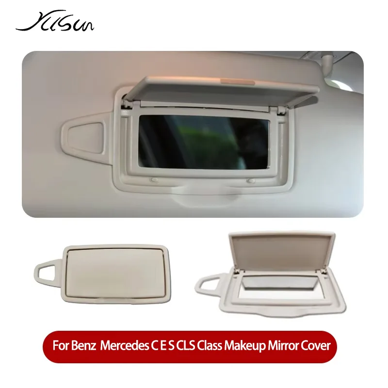 

For Benz W205 W213 W222 Mercedes C E S CLS Class Interior Shade Visor Makeup Mirror Cover Car Accessories2118100310,2118300410