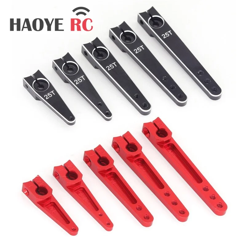 1Pcs Aluminum CNC Metal Steering Servo Arm Horn 1/1.25/1.5/ 1.75/ 2 Inch For RC Airplane RC Car Servo 25T Swing Arm Parts