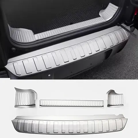Land Rover Defender 2020-2025 용 후면 범퍼 립 커버 가드 보호대 자동차 트렁크 도어 씰 플레이트 확장