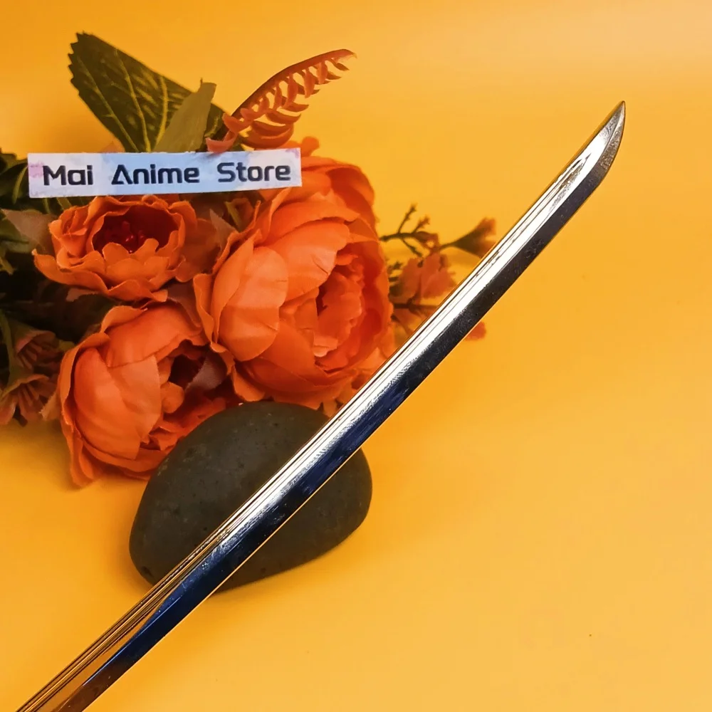 10 pouces Anime eau de javel Katana Kurosaki Ichigo fausse épée Aizen métal Ninja couteau taille réelle Katana samouraï lame non tranchante jouet cadeau