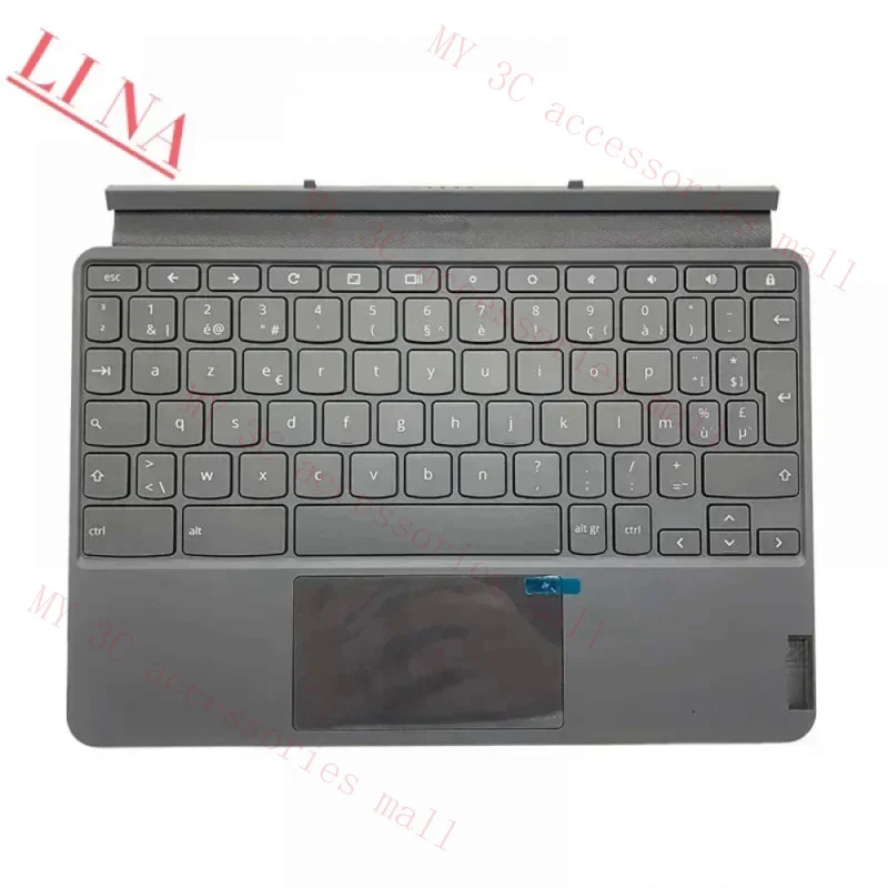 Imagem -04 - Teclado para Lenovo Ct-x636f Ideapad Duet Chromebook 10.1 Tablet Teclado jp Eua fr gr nd ca it uk Layout Suporte Capa Case