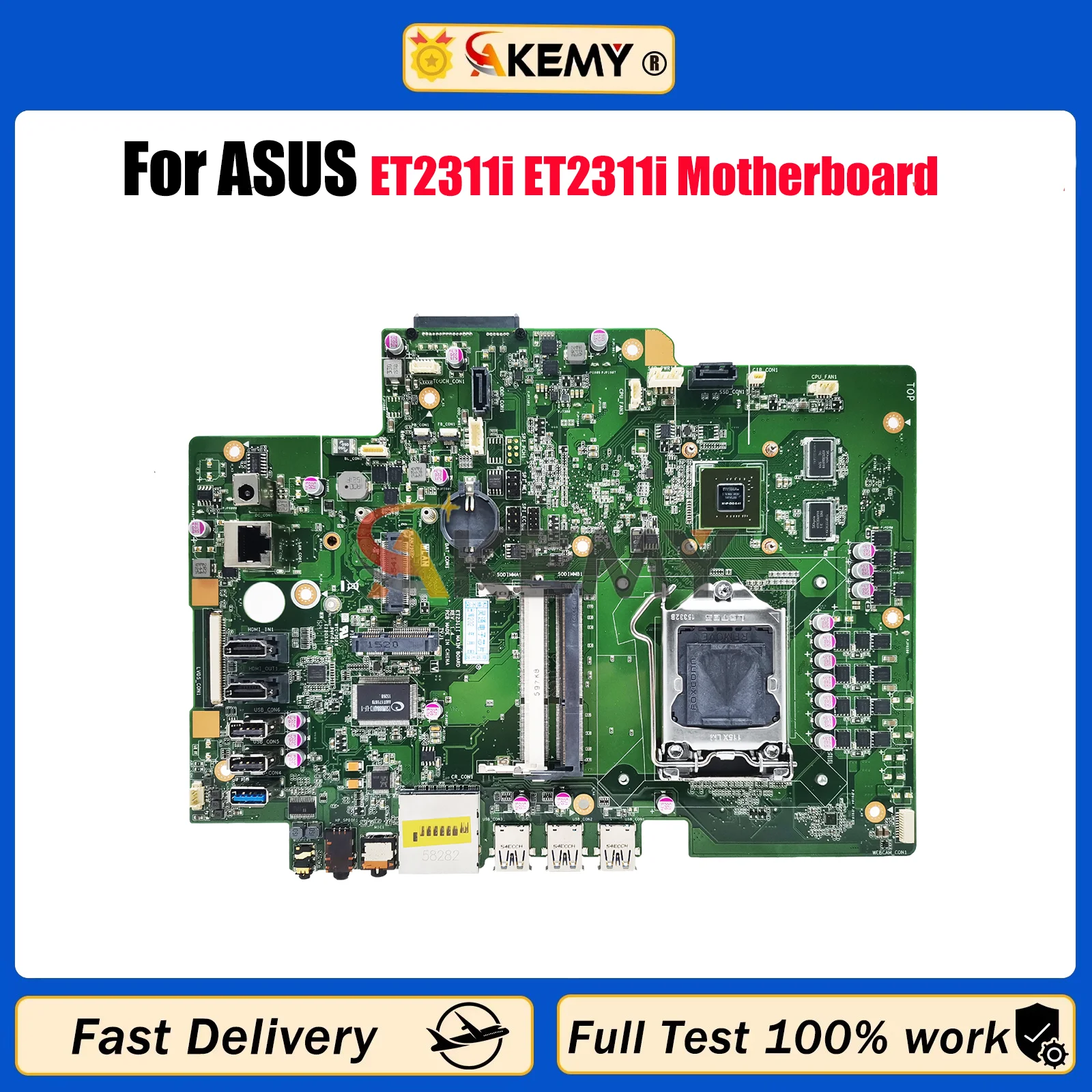 

ET2311i Motherboard For ASUS AIO ET2311 ET2311i Mainboard This item is in stock 100% tests OK fast shipping High quality