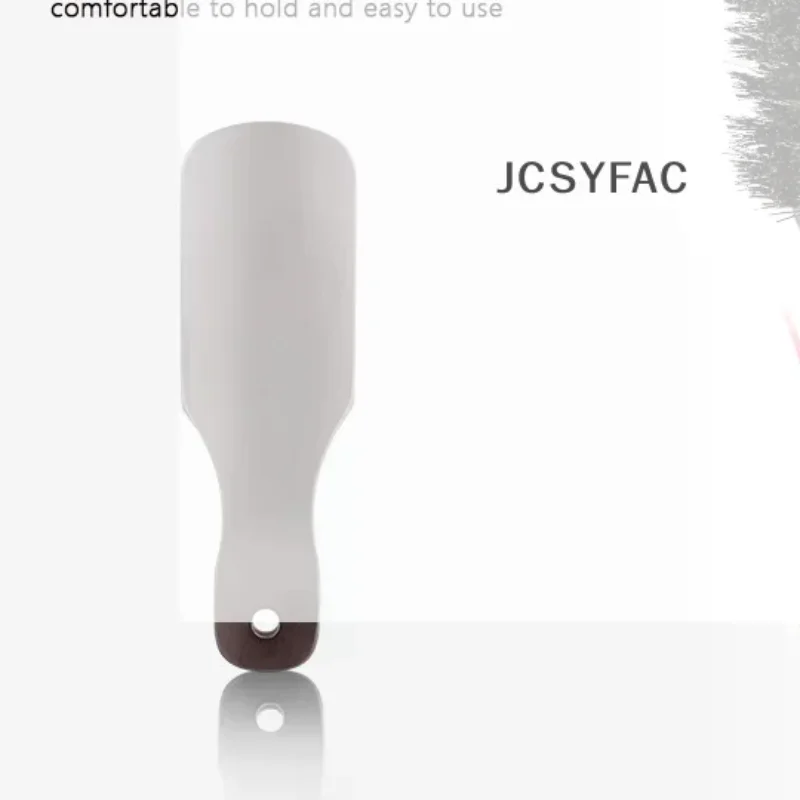 /JCS/Brush Wood Handle Boar Bristle Beard Comb Styling Detangling Straighten Brown Boar Bristles Massage Comb Hair