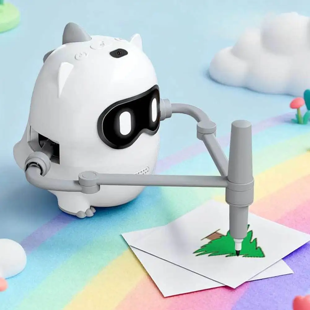 Robot de dessin intelligent amélioré, jouet interactif pour l'éducation de la petite enfance, accessoire d'apprentissage et de créativité artistique pour enfants