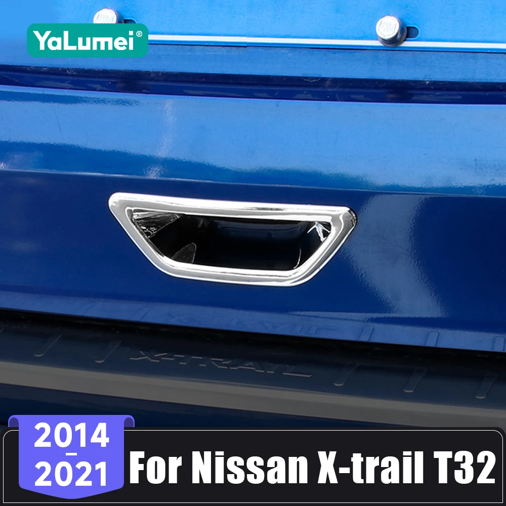 Für Nissan X-trail Xtrail T32 Rogue 2014 2015 2016 2017 2018 2019 2020 2021 ABS Auto Hinten Stamm Schwanz türgriff Schüssel Trim Abdeckung