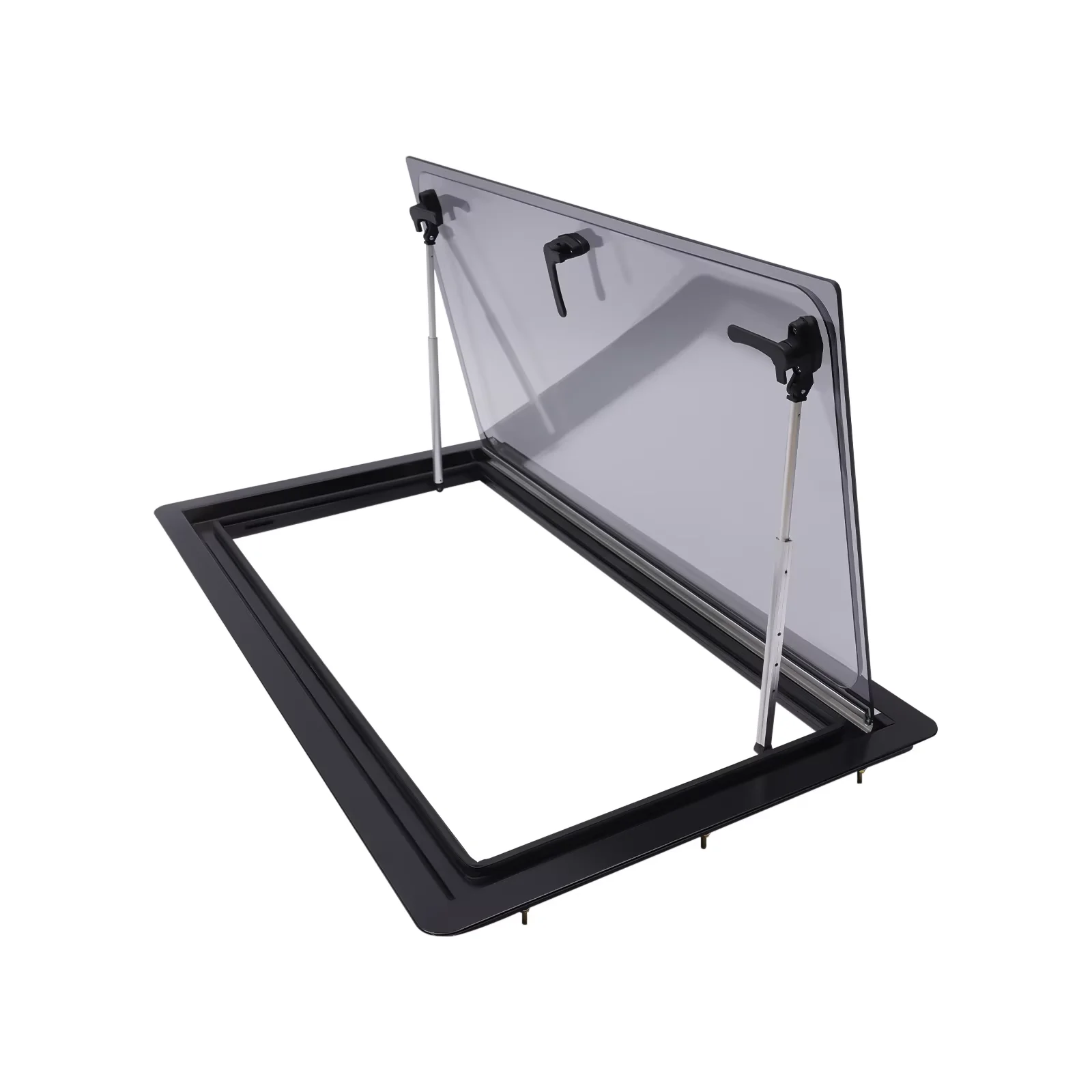 35.4x19.7inch/900*500mm RV Caravan Camper Van Hinged Window Push Out Ventilation Hatch Motor Window 70°-Opening Angle