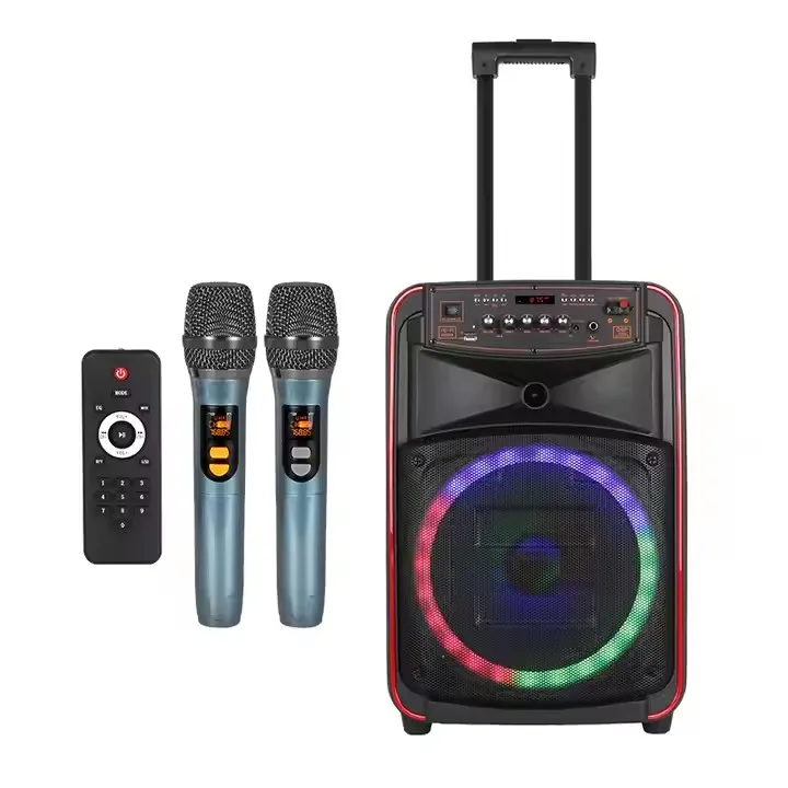 

New N-625 Rechargeable Speaker 12inch RGB Dancing Gamer Led Light With Bluetooth Speaker For Outdoor