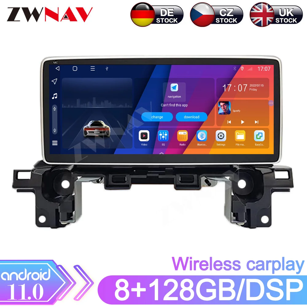 

10.25 Inch Android 11 Carplay Radio For Mazda CX-5 CX-8 2017-2022 Car GPS Stereo Auto Radio Recorder Head Unit Multimedia Player