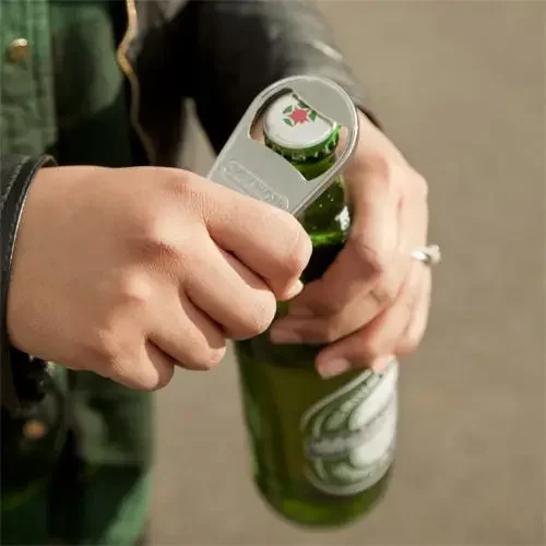 Creative Large Magnetic Zipper Bottle Opener Beer Bottle Opener with Refrigerator Sticker Personalized Bottle Opener Driver