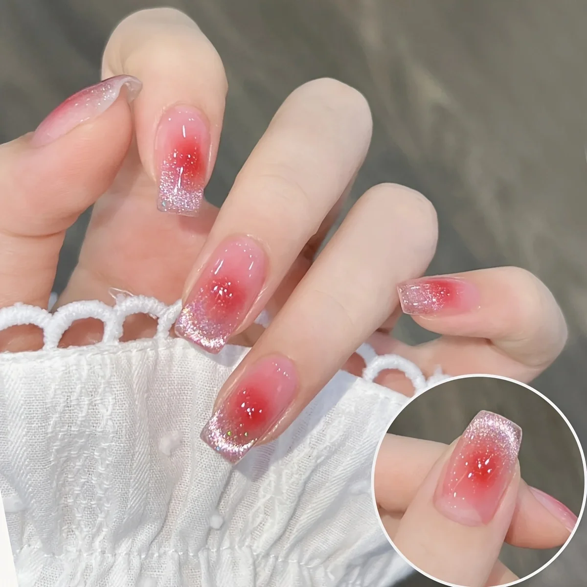 Colle pour taches de bouteille de poudre XE ----- Colle naturelle pour vernis à ongles, dégradé rapide, colorant à l'eau, motif de marbre liquide, longue durée