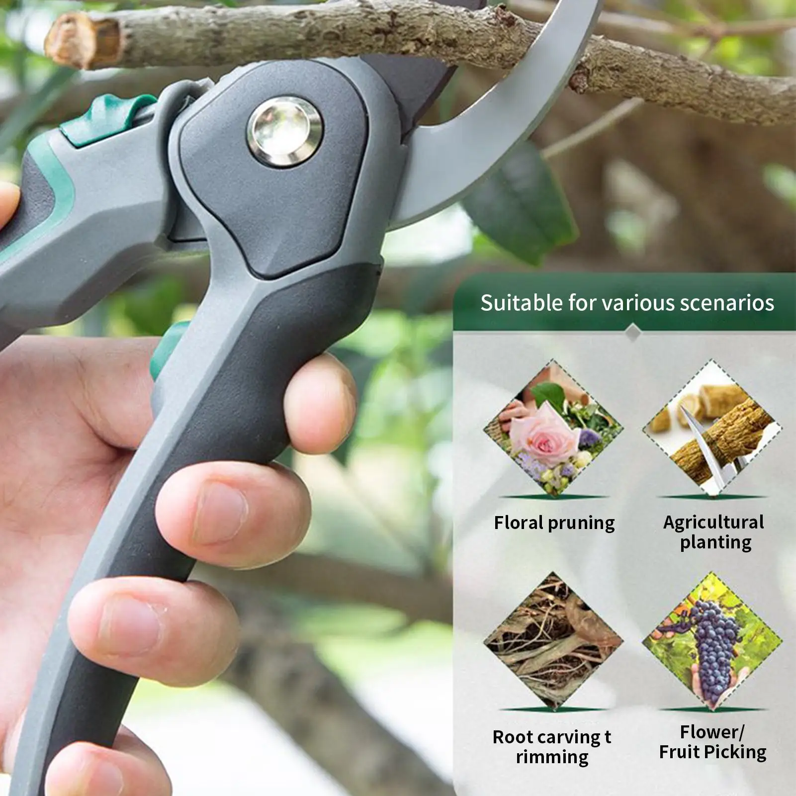 garden pruning shears Fruit tree shears Garden Hand Tools Farming Scissors Fruit Picker Garden Pruner Garden Tree Branch Shears