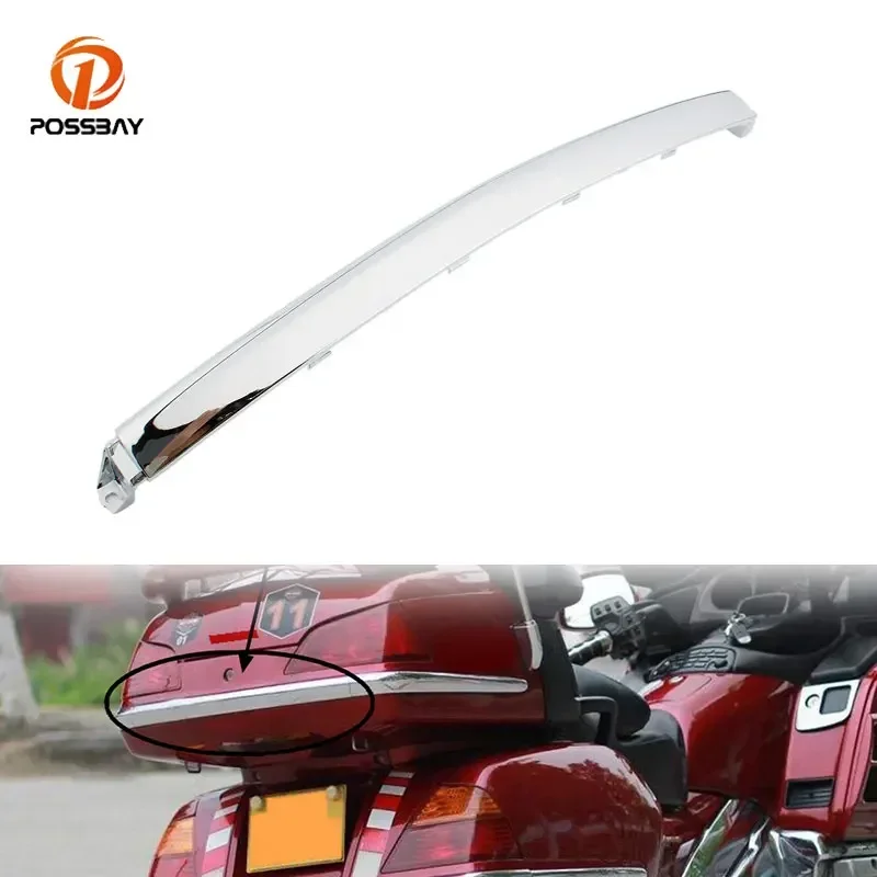 Motorcycle 1Pc Trunk Saddlebag Center Molding Trim ABS Accessories for Honda GL1800 Goldwing 2001 2002 2003-2011 2010 2009 2008