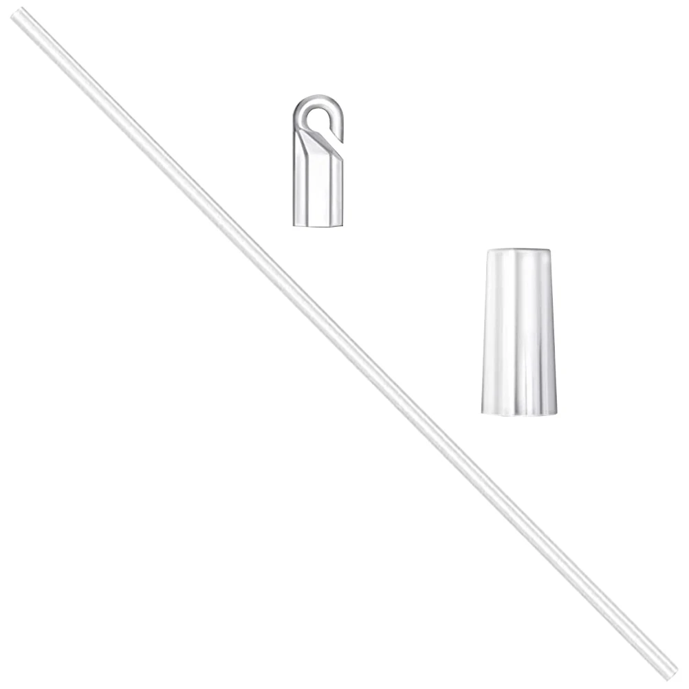 19 Inch Clear Curtain Pull Rod Blind Opener Tilt Wand For Window Shades Door Replacement Drapery Stick Blinds Handle Vertical