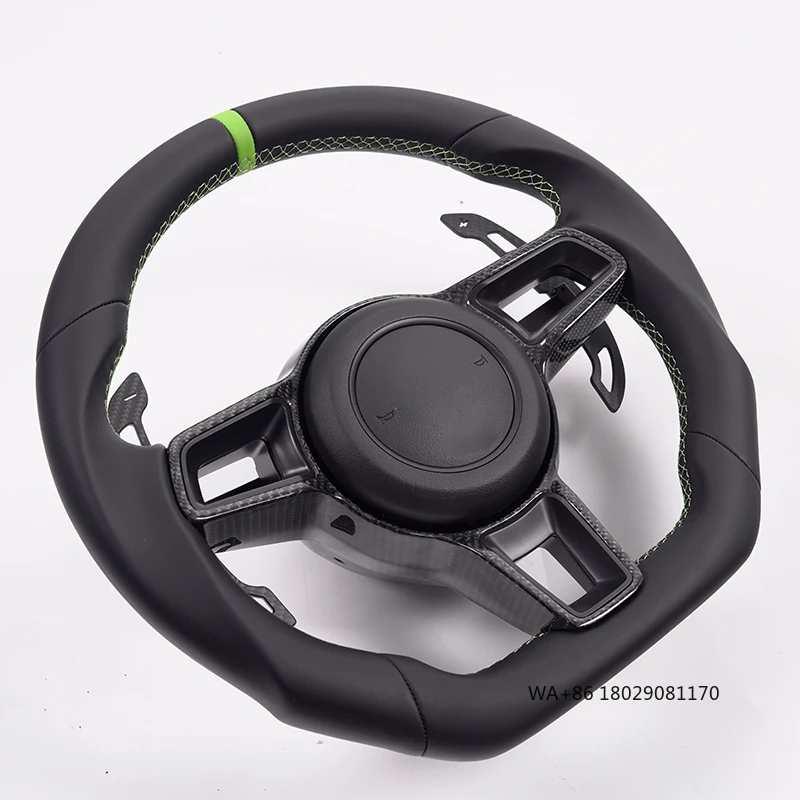 مناسبة لتعديل عجلة القيادة مخصصة لتخصيص عجلة القيادة الجلدية الكاملة #4